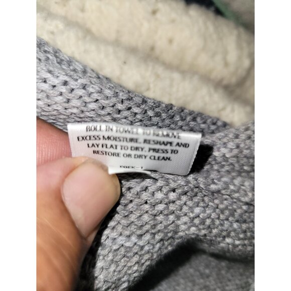 Eileen‎ Fisher Womens Open Front Cardigan Sweater XL Gray Knitted Lightweight - Picture 6 of 7